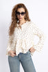 The Floral Cropped Peplum Top